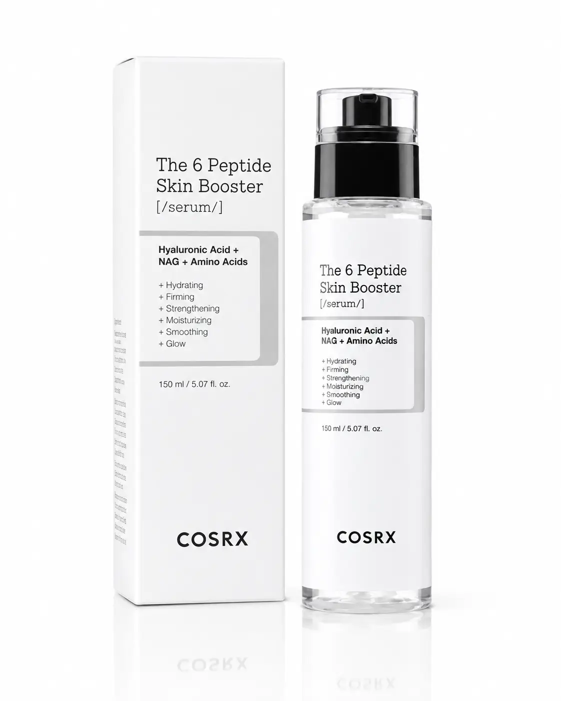 سرم ۶ پپتاید کوزارکس ۱۵۰ میل اصل سرم ۶ پپتاید کوزارکس COSRX The 6 Peptide Skin Booster حجم ۱۵۰ میل اصل