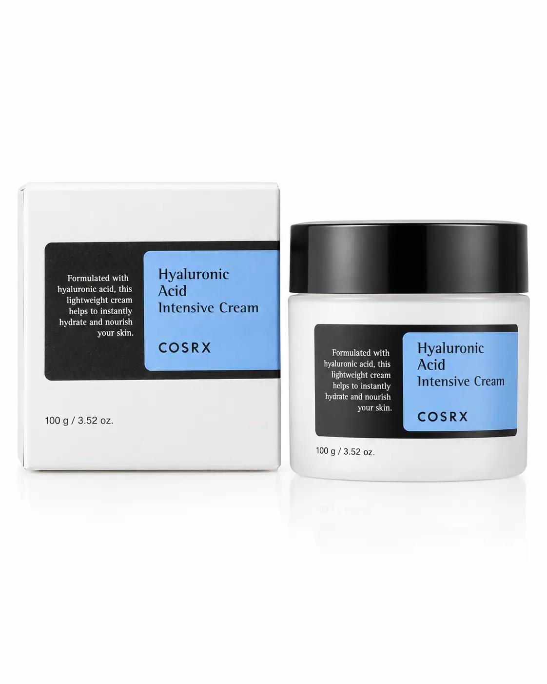 کرم ابرسان کوزارکس Hyaluronic Acid Intensive Cream مرطوب کننده ابرسان کوزارکس مدل هیالورونیک اسید ۱۰۰ گرم اصل
