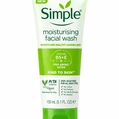 ژل شستشوی صورت سیمپل اورجینال مدل Moisturising حجم ۱۵۰ میلی‌لیتر